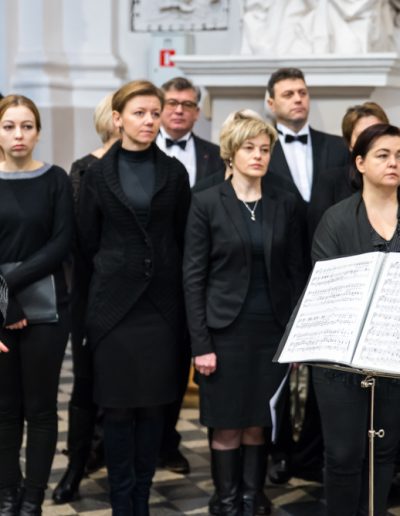 podczas dziękczynnej Mszy Świętej