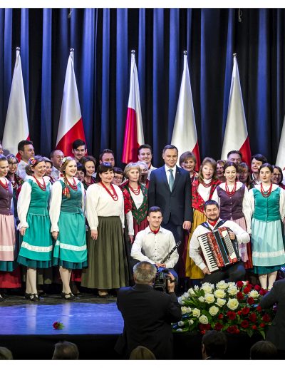 na spotkaniu Prezydenta RP